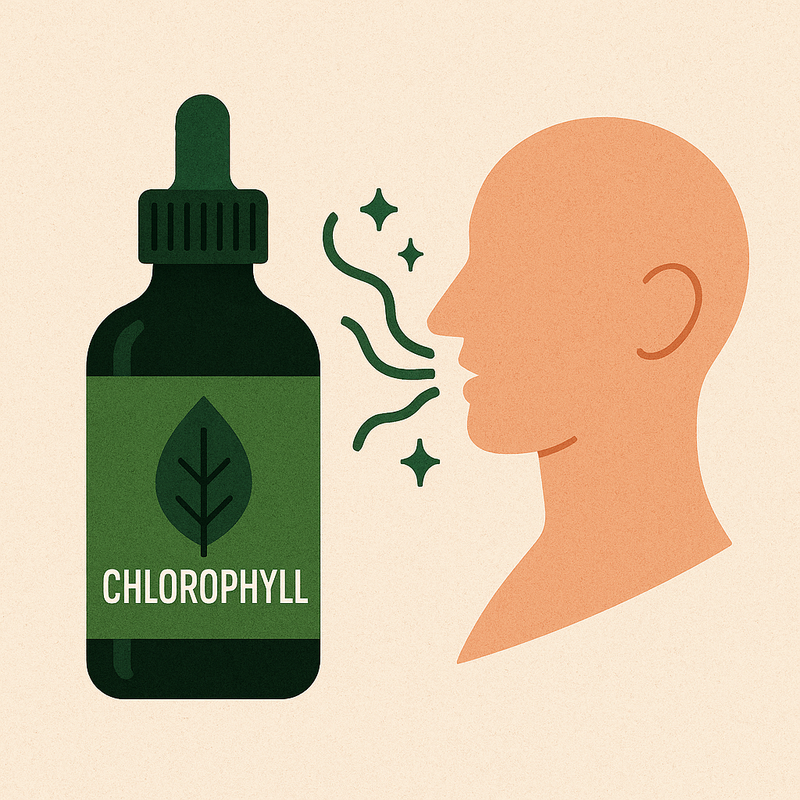 Actúa como desodorante interno, neutralizando el mal aliento y el olor corporal desde la raíz.